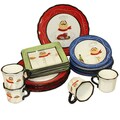 Chef Italiano Hand-painted 16-piece Dinner Set