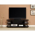 Altra 60-inch Black Ash TV Stand with Reversible Back Panel