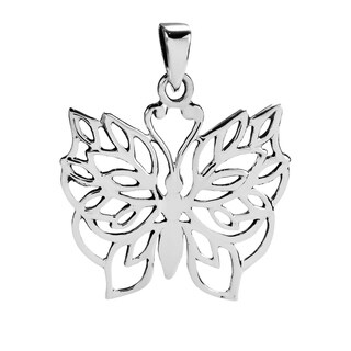 Pretty Wild Butterfly Detailed .925 Silver Pendants (Thailand)