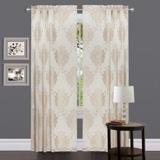 Medallion Classic Beige 84-inch Curtain Panel