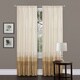 Lush Decor Mia Beige 84-inch Curtain Panel Pair