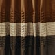 Lush Decor Mia Brown/Rust Pieced 84 inch Curtain Panel Pair