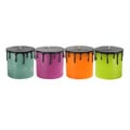 Set of 6 Halloween Drip Pillar Candles