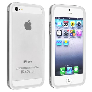 BasAcc TPU Bumper Case with Aluminum Button for Apple iPhone 5