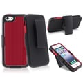 BasAcc Brushed Aluminum Swivel Holster with Stand for Apple iPhone 5