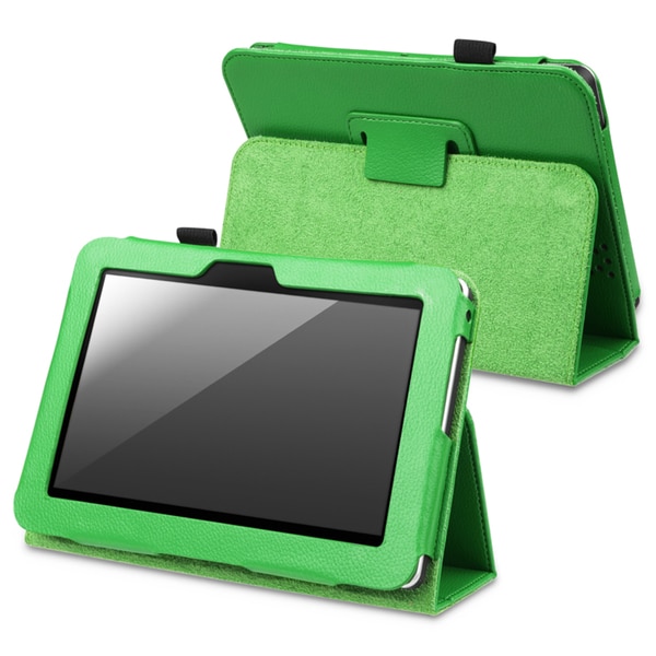 BasAcc Green Leather Case with Stand for Amazon Kindle Fire HD 7-inch