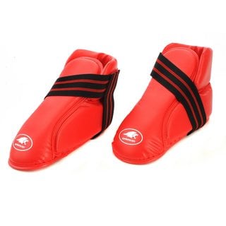 Click to Enlarge for Lion Martial Arts Large Red Vinyl Kicks Pair Lion Martial Arts Large Red Vinyl Kicks Pair-Image