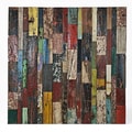 Reclaimed Wood Color Mosaic Panel