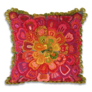 Marlo Lorenz Fabiana Flower 14-inch Square Pillow