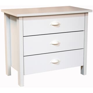 Venture Horizon White Finish 3-drawer Chest