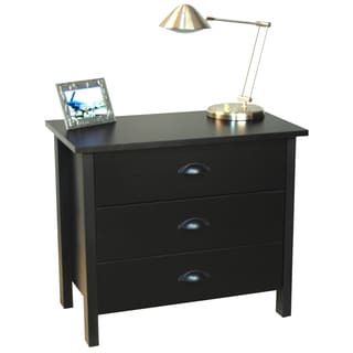 Venture Horizon Black Finish 3-drawer Chest