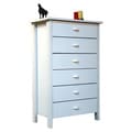 Venture Horizon White Finish 6-drawer Chest