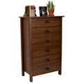 Venture Horizon Walnut Finish 6-drawer Chest