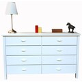 Venture Horizon White Finish 8-drawer Chest