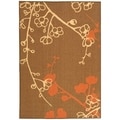 Safavieh Courtyard Brown/ Natural Indoor Outdoor Rug