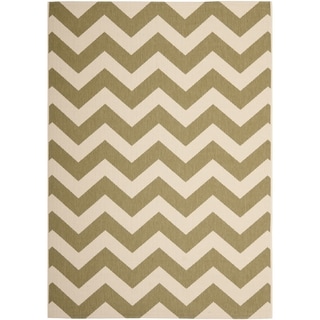 Low Price Safavieh Courtyard Green/ Beige Indoor/ Outdoor Area Rug