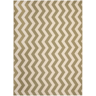 --->  Safavieh Courtyard Green/ Beige Indoor Outdoor Rug