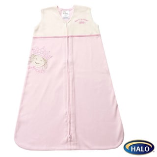 Halo Pink Princess Cotton SleepSack Wearable Blanket Applique
