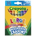 Crayola Large Washable Crayons (Pack of 16)