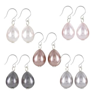 tear drop pearl earrings