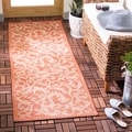 Safavieh Terracotta/ Natural Indoor Outdoor Rug (2'2 x 14')