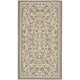 Safavieh Grey/ Natural Indoor Outdoor Rug (2' x 3'7)