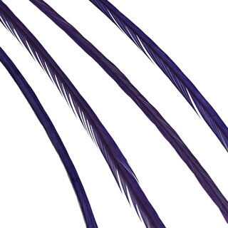 Donna Bella Solid Purple Feather Hair Extensions