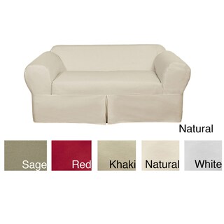 Find Shop Classic Two-piece Twill Loveseat Slipcover