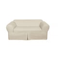 Classic Two-piece Twill Loveseat Slipcover