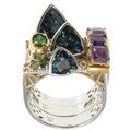 Michael Valitutti Two-Tone 'Sydney' Stacking Ring Set