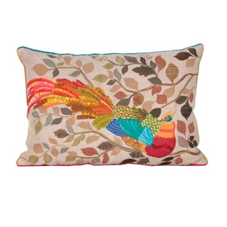 Marlo Lorenz Petra Peacock 20-inch Decorative Pillow