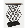 Catarina Warm Brown Wine Rack Table