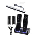 BasAcc Dual Charging Station/ Wired Sensor Bar for Nintendo Wii