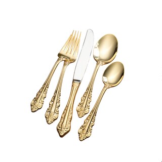 Wallace Gold Plate 80-piece Flatware Set