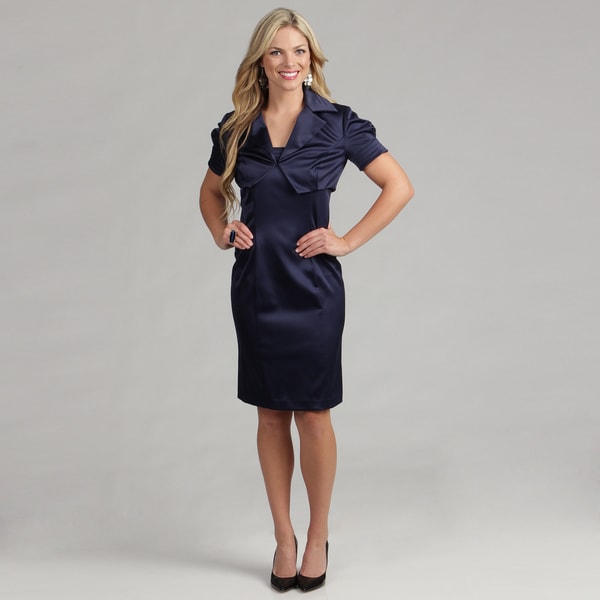 Issue New York Women's 2-piece Navy Jacket Dress