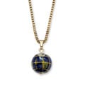 Lillith Star 14k Goldplated Multi-gemstone Mosaic Globe Necklace