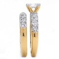 Ultimate CZ Cubic Zirconia Wedding Ring Set