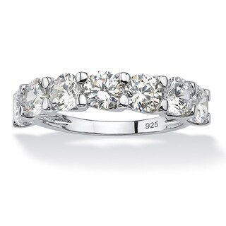 Ultimate CZ 3 1/2ct Cubic Zirconia Anniversary Ring