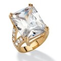 Ultimate CZ 14k Gold-plated Cubic Zirconia Ring