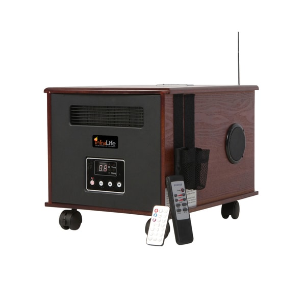 Infralife 300PTC Digital Infrared Space Heater with Music