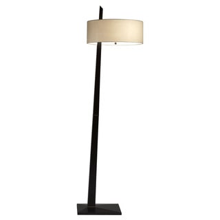 Dark Brown Tilt Floor Lamp
