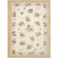 Delicate Hand-made Wool Rug (5' x 8')