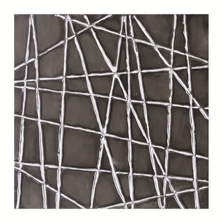 Sunpan 'Black Web' Original Canvas Art