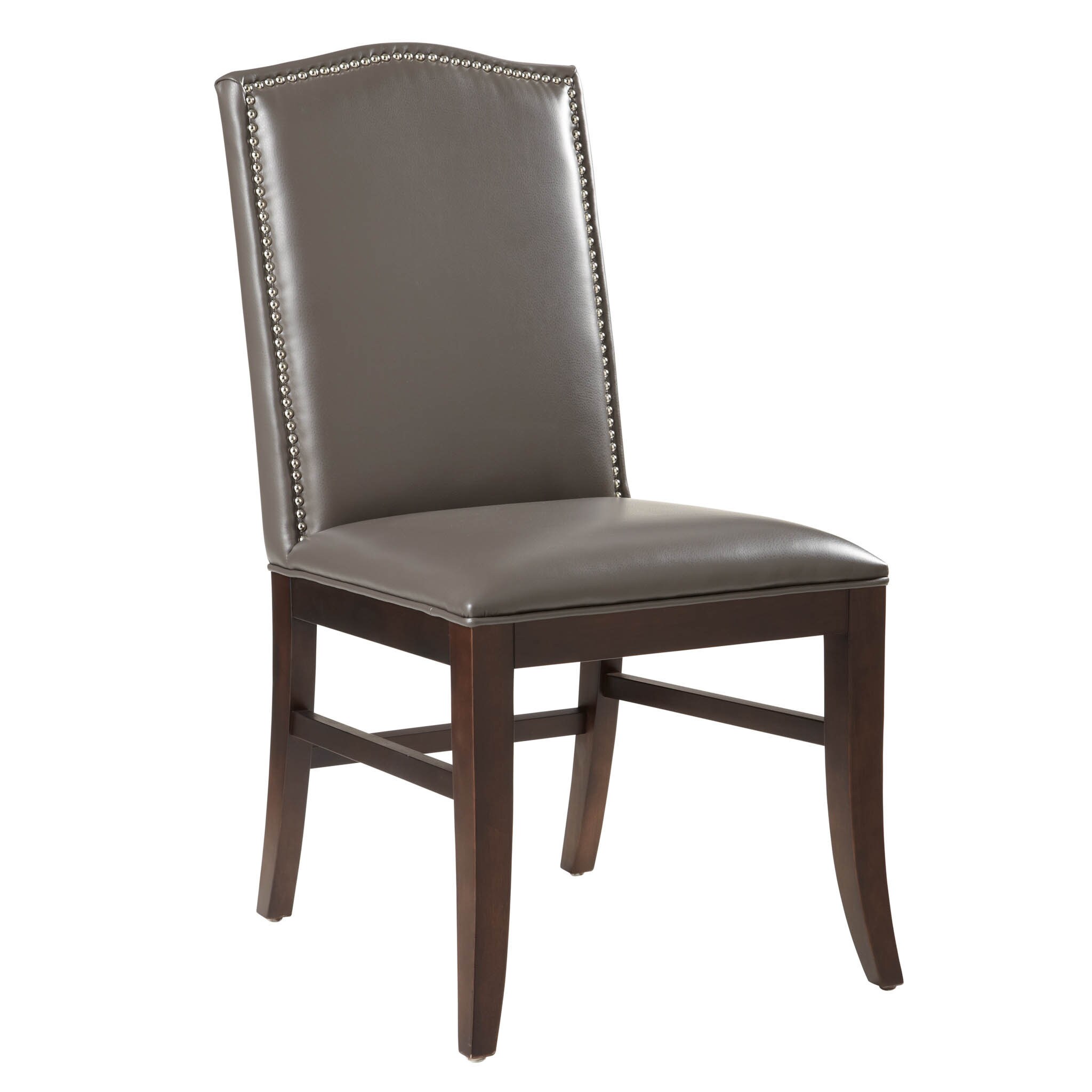 Sunpan Grey Leather Dining Chair (Set of 2) Today $587.99