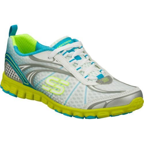 skechers ez flex white
