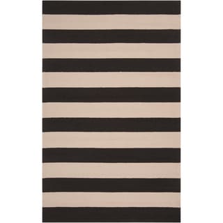Hand-hooked Cowriga Indoor/Outdoor Stripe Rug