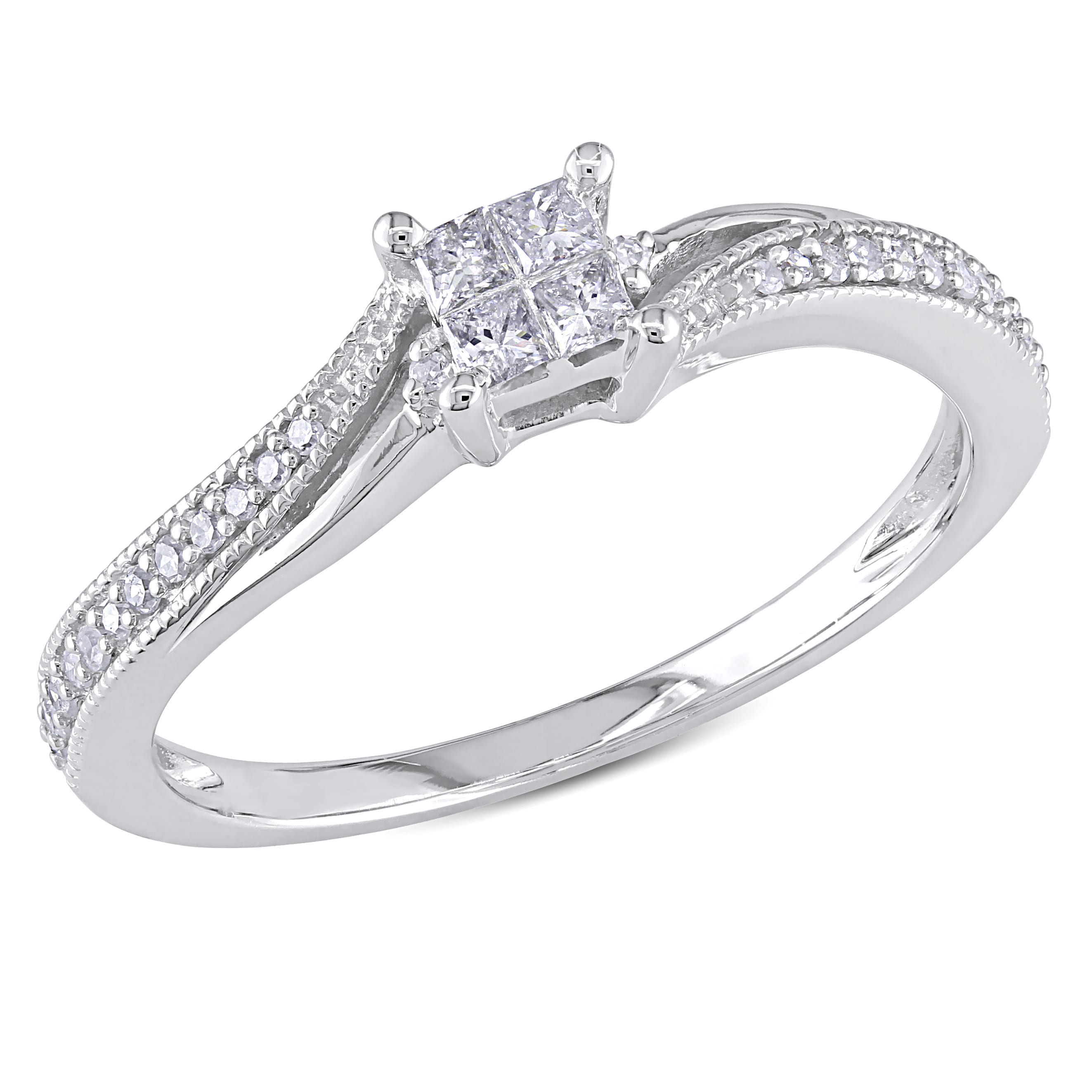 10k white gold 1 5ct tdw diamond ring msrp $ 799 20 sale $ 305 99 off