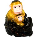 Objet d'art 'Grey Shanked Doucs' Monkey Trinket Box