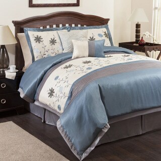 Lush Decor Monica Blue 6-piece Comforter Set
