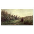 Charles Daubigny 'Spring 1857' Canvas Art